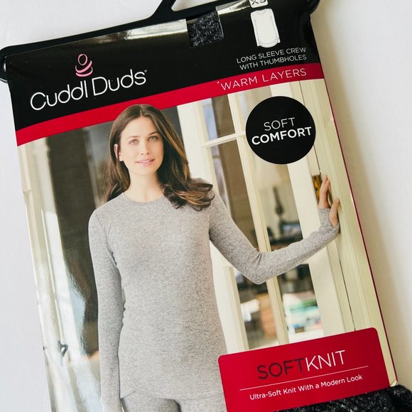 CUDDL DUDS Women's Set of Crew & Leggings Size XS NIP - Picture 2 of 13